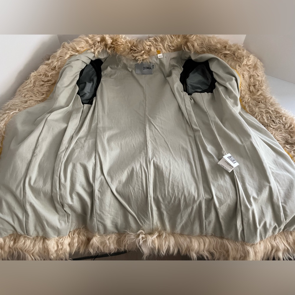 Genuine Goat Fur wRemovable Gen Leather Sleeves Made in Argentina Jacket… - Picture 14 of 16